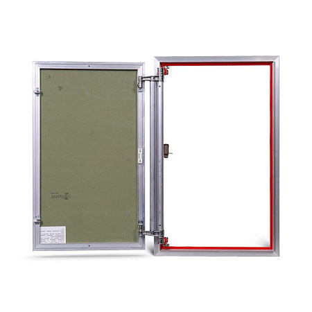 Люк под плитку АЛЮМИНИЕВЫЙ (НАЖИМНОЙ) ПРАКТИКА ETP 50x80
