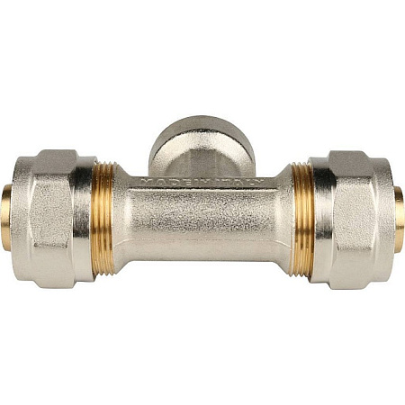 МЦ Тройник резьбовой цанга для металлопласта STOUT Ø26х3/4"х26 В