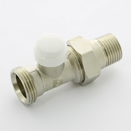 Вентиль обратный UNI-FITT 1/2" х 3/4" НН ЕК с разъёмным соединением, никелированный