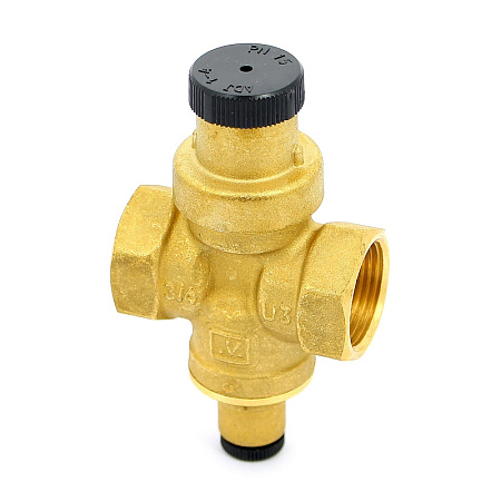 Редуктор давления UNI-FITT 3/4" В 1-4 бар PN15 COMPACT с отверстием под радиальный манометр 1/4"