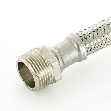 Гибкая подводка UNI-FITT для воды ВН 3/4", 80 см, DN 13, оплётка из нерж. cтали