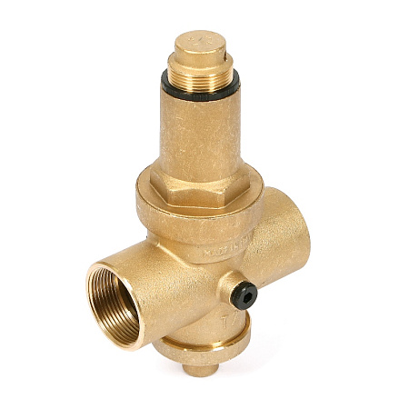 Редуктор давления UNI-FITT 11/2" В 0,5-6 бар PN25 с отверстием под аксиальный манометр 1/4"