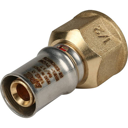 МП Муфта резьбовая пресс для металлопласта STOUT Ø16х1/2" В