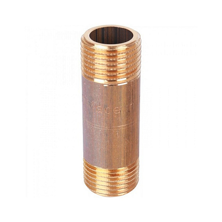 Бочонок резьбовой латунный STOUT без покрытия 1/2"x55мм