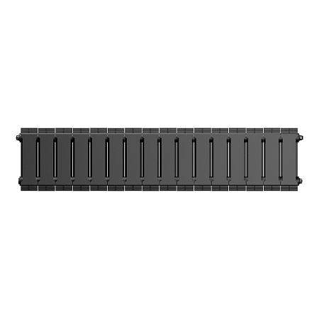 Радиатор биметаллический ROYAL THERMO PIANOFORTE NOIR SABLE 200x16 секций, чёрный (НС-1346007)