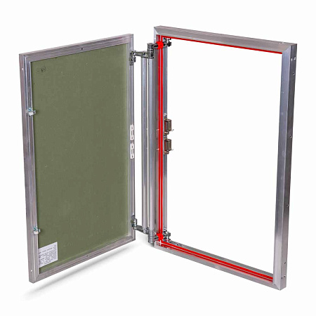 Люк под плитку АЛЮМИНИЕВЫЙ (НАЖИМНОЙ) ПРАКТИКА ETP 60x90