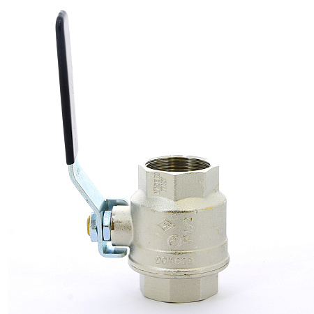 Кран шаровой BUGATTI OREGON 301 рукоятка стальная 11/2" ВВ, полнопроходной
