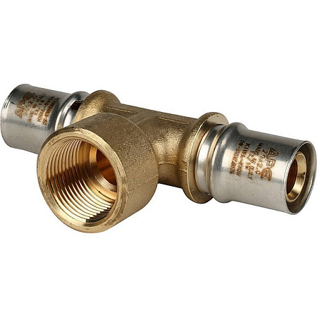 МП Тройник резьбовой пресс для металлопласта STOUT Ø20х3/4"х20 В