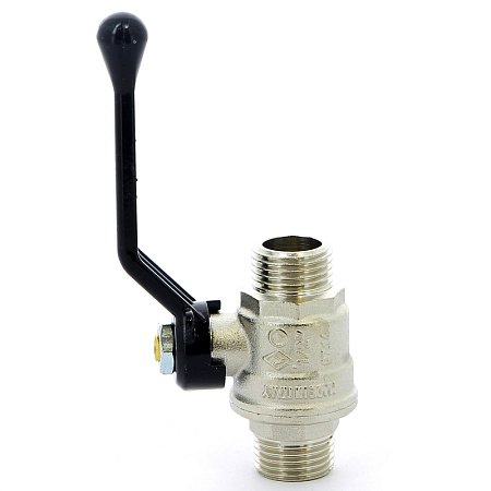 Кран шаровой BUGATTI OREGON 325 рукоятка алюминиевая 1/2" НН, полнопроходной