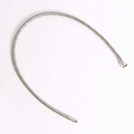 Гибкая подводка для смесителя UNI-FITT М10х1 - 1/2", 100 см, DN 8, оплётка из нерж. стали