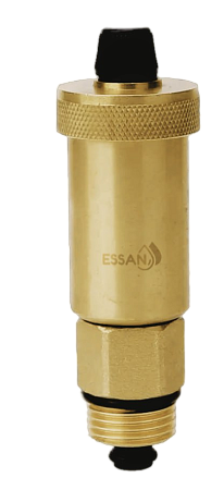 Воздухоотводчик автоматический прямой ESSAN BL5616 без покрытия 1/2", с клапаном (100)