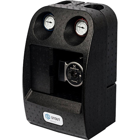 ГБМ Насосная группа STOUT с 3-х приводным смесителем, с насосом GRUNDFOS UPSO25-65 DN25 (1"), разбо.