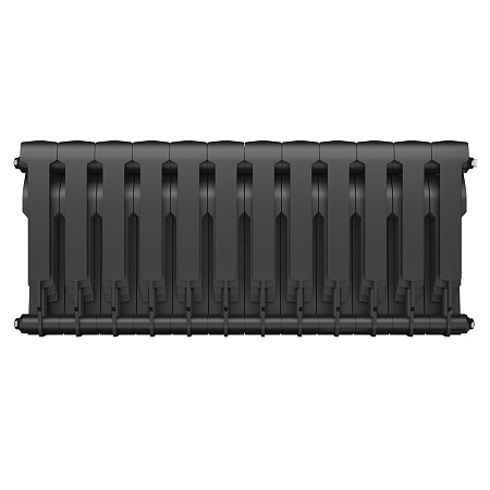 Радиатор биметаллический ROYAL THERMO BILINER NOIR SABLE 350x10 секций, черный (НС-1197127)