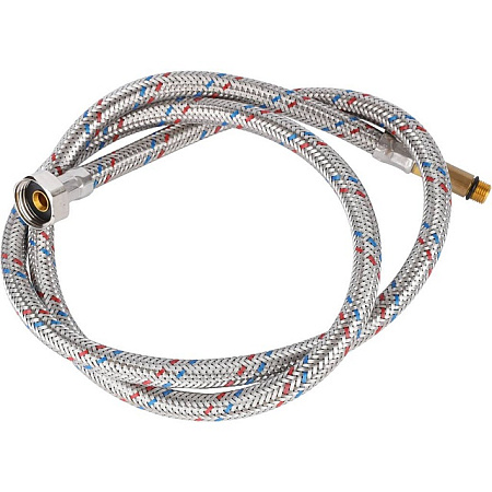 Гибкая подводка для смесителей STOUT нерж.сталь М10*35-1/2"-120 см, пара