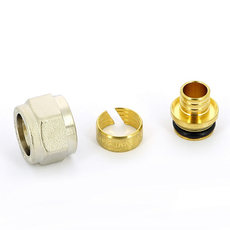 EK Фитинг-евроконус обжимной для полиэтилена UNI-FITT PE-X Ø16х2.0х1/2"