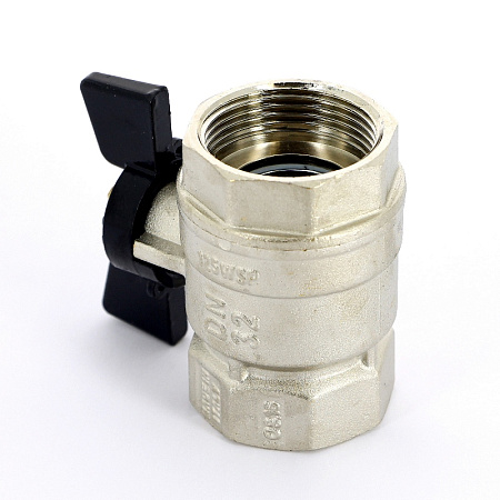 Кран шаровой BUGATTI ARIZONA 602 бабочка 11/4" ВВ, стандартный проход