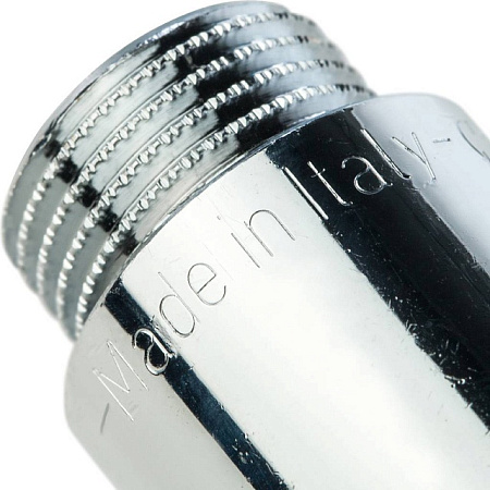 Удлинитель резьбовой латунный STOUT хром 1/2"x60мм ВН