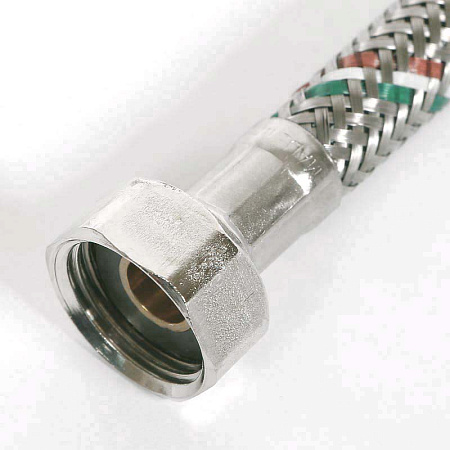 Гибкая подводка UNI-FITT ВВ 1/2", 80 см, DN 8, оплётка из нерж. стали