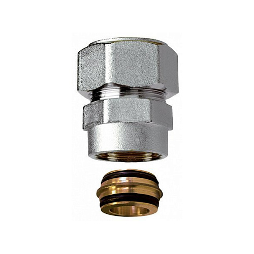 EK Переходник-муфта для медной трубы FAR Ø22х1.0-M24x19 ВН L=30 мм