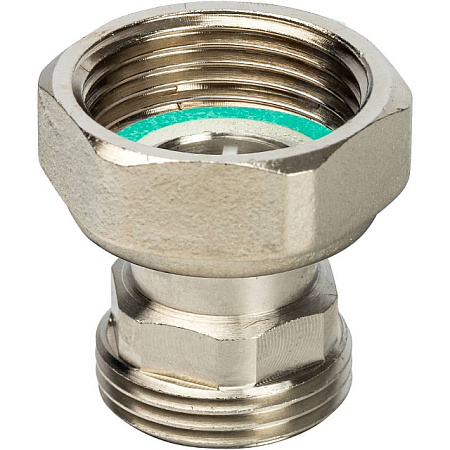 Разъемное соединение STOUT с плоским уплотнением 3/4", никелированное