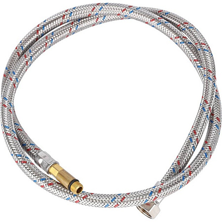 Гибкая подводка для смесителей STOUT нерж.сталь М10*35-3/8"-120 см, пара