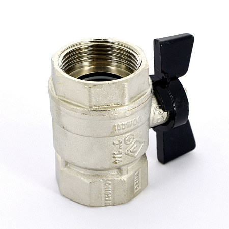 Кран шаровой BUGATTI ARIZONA 602 бабочка 11/4" ВВ, стандартный проход