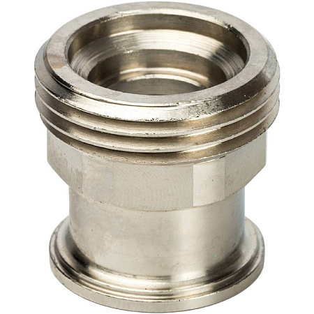 Разъемное соединение STOUT с плоским уплотнением 3/4", никелированное