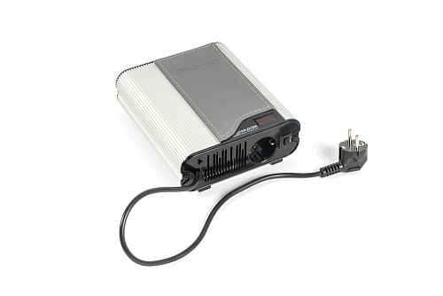 Стабилизатор сетевого напряжения TEPLOCOM ST-555-И Western silver gray БАСТИОН (дизайн кожаный)