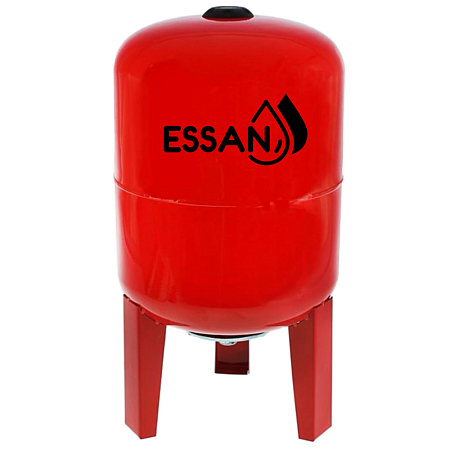 Расширительный бак для отопления ESSAN PRIME SE.FA красный 80, 1", с ножками (80л/1,5-6bar)