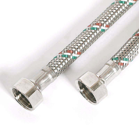 Гибкая подводка UNI-FITT ВВ 1/2", 30 см, DN 8, оплётка из нерж. стали