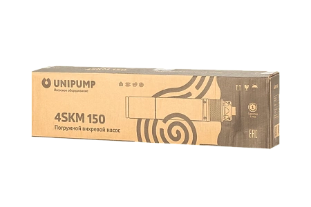 Насос скважинный вихревой UNIPUMP 4SKM 150 (1,1 кВт, кабель 30 м)
