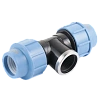 ПНД Тройник с резьбой компрессионный UNIPUMP пластиковый Ø32х1&amp;quot;х32 В