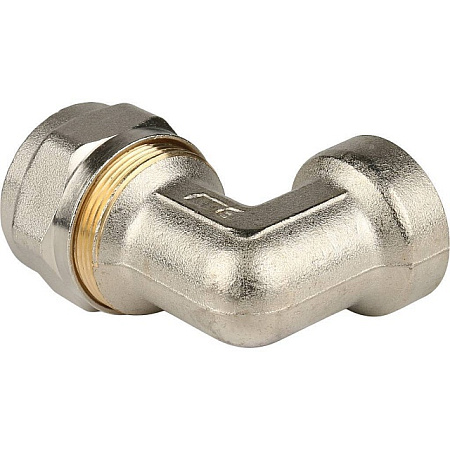 МЦ Угол резьбовой цанга для металлопласта STOUT Ø26х3/4" В
