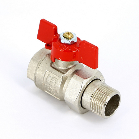 Кран шаровой с американкой UNI-FITT ETALON бабочка 3/4"