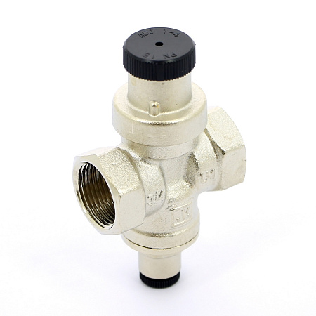 Редуктор давления UNI-FITT 3/4" В 1-4 бар PN15 COMPACT с отверстием под радиальный манометр 1/4" ник
