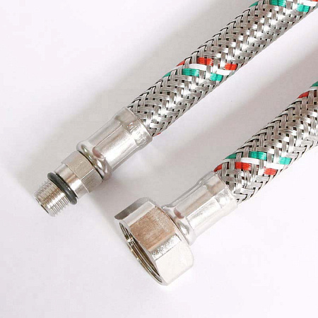 Гибкая подводка для смесителя UNI-FITT М10х1 - 1/2", 150 см, DN 8, оплётка из нерж. стали