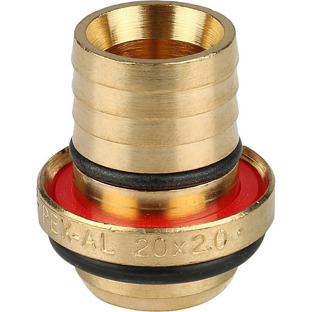МЦ Тройник равнопроходный цанга для металлопласта STOUT Ø20х20х20