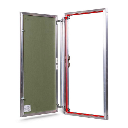 Люк под плитку АЛЮМИНИЕВЫЙ (НАЖИМНОЙ) ПРАКТИКА ETP 60x120
