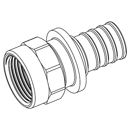 СА Муфта резьбовая аксиальная REHAU RAUTITAN RX+ латунная Ø20х3/4" В (13660691001/11382531001)
