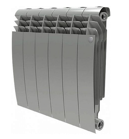 Радиатор биметаллический ROYAL THERMO BILINER SILVER SATIN VR 350x6 секций (НС-1196739)