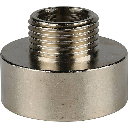 Муфта переходная резьбовая латунная STOUT никель 1"X1/2" ВН
