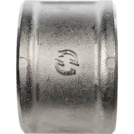 Муфта резьбовая латунная STOUT никель 11/2"