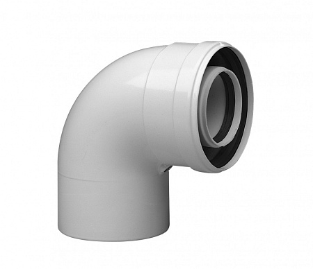 Коаксиальный отвод BAXI 90°, HT