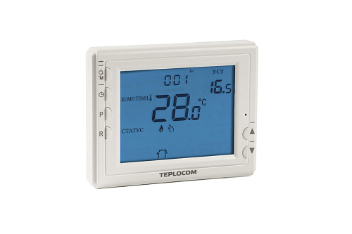Термостат комнатный TEPLOCOM TS-Prog-2AA/8A БАСТИОН