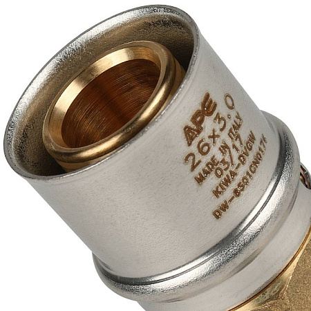 МП Муфта резьбовая пресс для металлопласта STOUT Ø26х3/4" Н