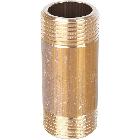 Бочонок резьбовой латунный STOUT без покрытия 3/4"x60мм
