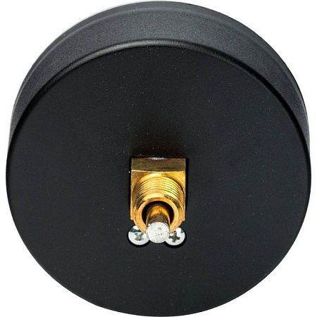 Термоманометр аксиальный STOUT Ø80-1/2", 4 бар, горизонтальное подключение, +120°C