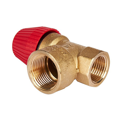 Клапан предохранительный для отопления STOUT 1/2"x3/4" (2,5 бар) (477.127)