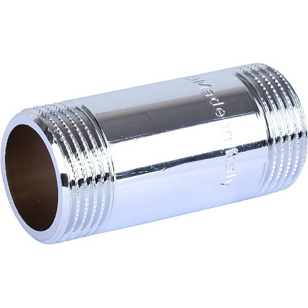 Бочонок резьбовой латунный STOUT хром 1"x70мм