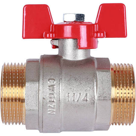 Кран шаровой ROMMER бабочка 11/4" НН
